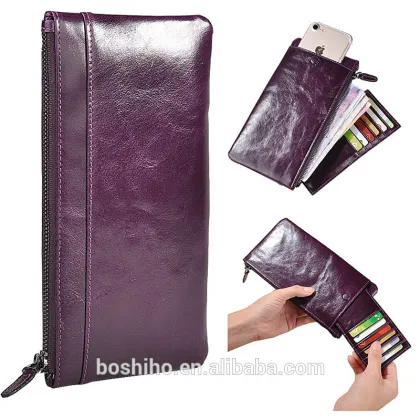 Amazon Wholesale Men's Genuine Leather Wallet Card Holder Wallet