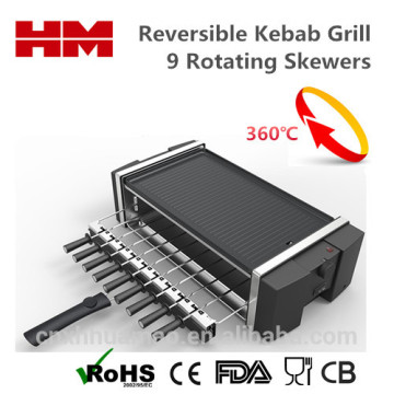 Table Top Portable Kebab Grill Japanese Electric BBQ Griddle, Model K1