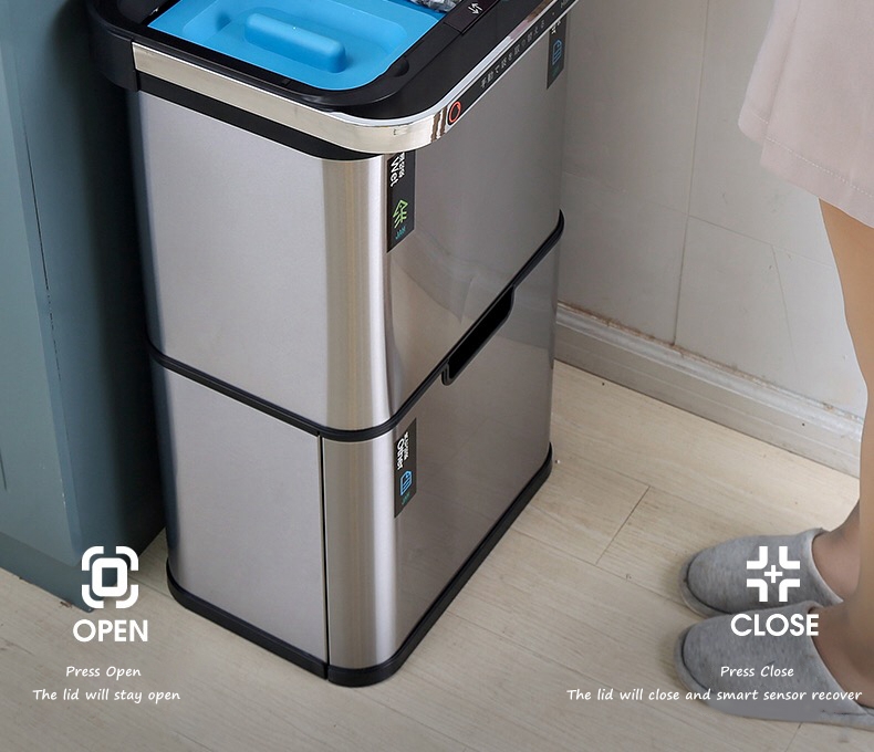 Stainless Steel Sensor Compost Bin