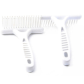 White Rake Comb for Dogs Short Long Hair