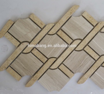 MBHYA001-D1H1 European Interior Design Stone Mosaic Tile Special Shape Marble Mosaic