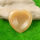 Yellow Jade Handmade Craved 40MM Love Heart Thumb Worry Stone for Anxiety Stress Relief Meditation