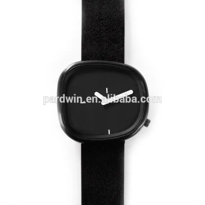 Italian genuine leather strap brand NAVA black stone model watch