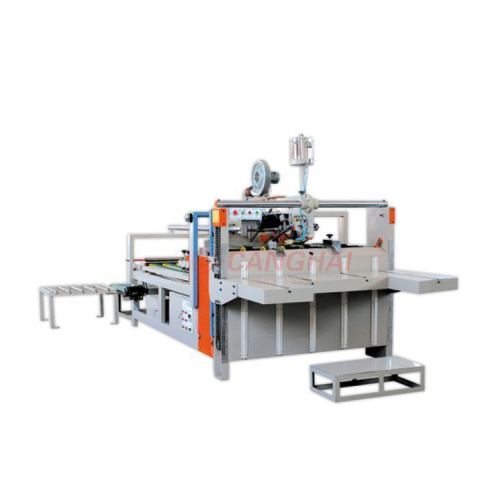 semi automatic gluing machine for carton cardboard
