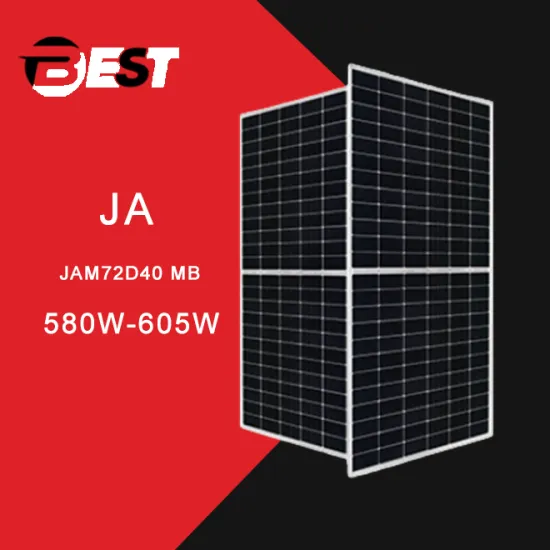 580-605W JAM72D40 MB n-type Double Glass Bifacial Modules