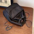 2021 cotton metal chain with PU backpack bag