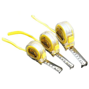 Factory Supply Household Accurate 5m Tape Measure Stainless Steel Transparent Steel Measuring Tape