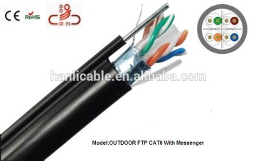 Outdoor 4Pairs FTP CAT6 with messenger network cable