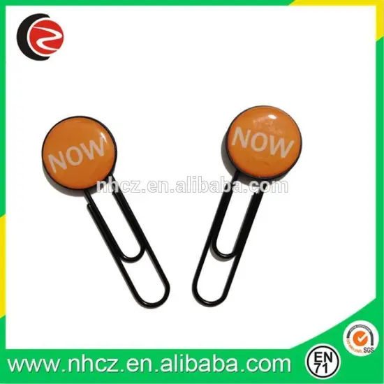 Round Shape Now Printed PVC Bookmark DIY Paper Bookmark