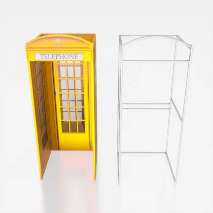 High-Quality Metal Phone Booths for Wedding Decorations, Events & Party Enhancements in London