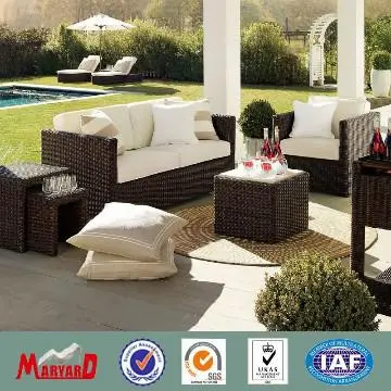 Outdoor Furniture White Polywood Sofa-MYD-NM05026
