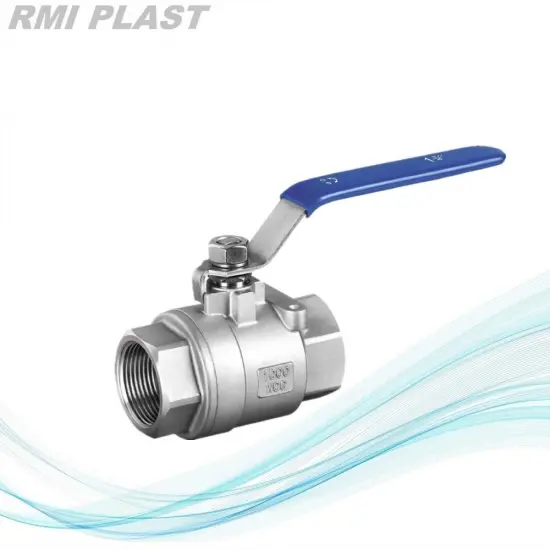 2PC Threaded Stainless Steel Ball Valve