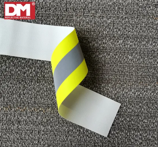 Fluo Lime Flame Retardant Retro-reflective Vest Trim UL NFPA2112