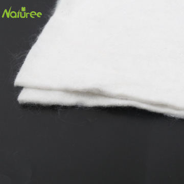 1m*1m Non-woven Geotextile Fabric Silk White Polyester 150g Construction Site Composite Dust-proof and Water-permeable Fabric