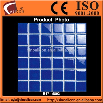 Good look blue ceramic mosaics