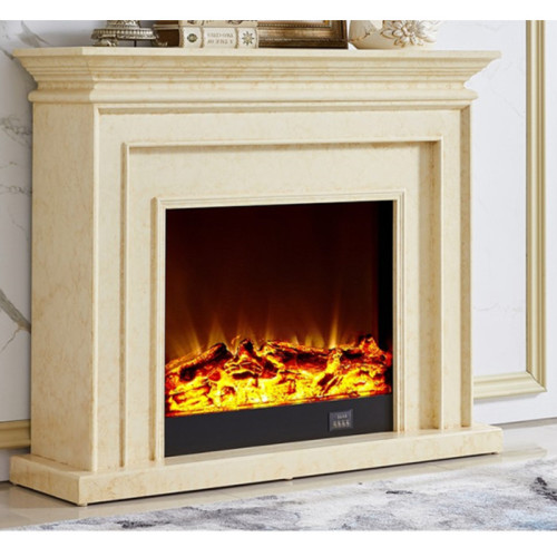 Hotel Remote Mantel Mantle Wood Fireplace