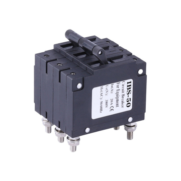 WELFNOBL Waterproof IBS-50-3P 20A 48V Manual Reset Overload Protection Circuit Breaker Switch
