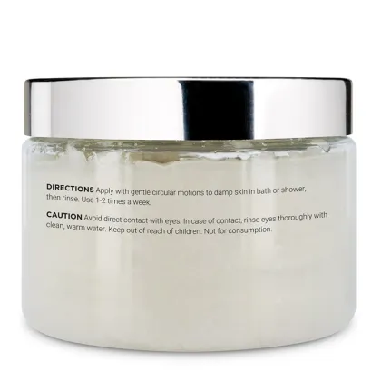 100% Natural Dead Sea Salt Body Scrub Cream for Exfoliating and Smoothing Skin