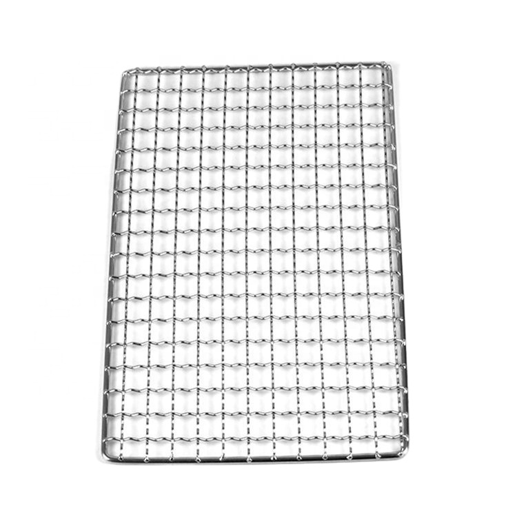 Stainless steel outdoor family barbecue barbecue net