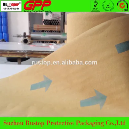 Anti rust metal using corrosion protective vci crepe paper