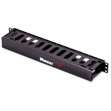 1U 19 Zoll Rack Mount Metall Horizontales Kabelmanagement WMPF1E