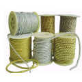 white Twisted rayon Rope with Plastic Barbs