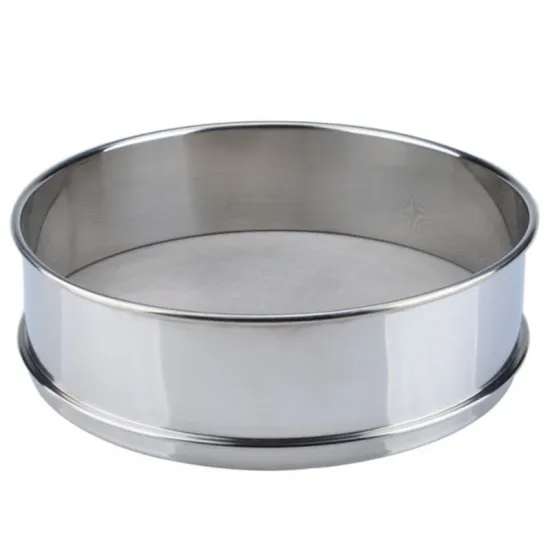30cm Stainless Steel ASTM Standard Laboratory Test Sieve: 1, 2, 5, 10 Micron Sizes