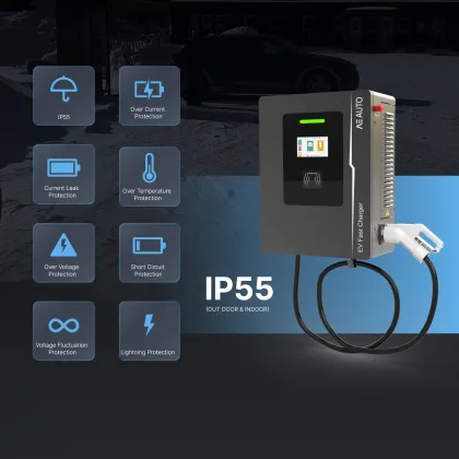 Wallbox Floor-mounted EV Charging Stations: 20kW, 30kW, and 40kW DC Options for Roadside Use