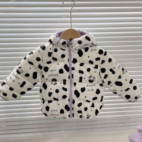 Baby Girl Children's Autumn And Winter Hooded Coat