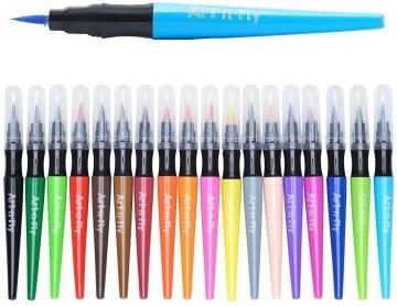Drawing paint brush water color pen