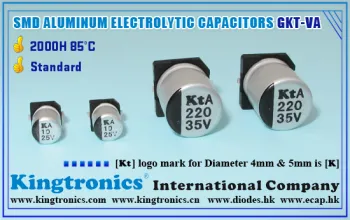 Kt Kingtroncis GKT-VA 85°C 2000H Standard SMD Aluminum Electrolytic Capacitors