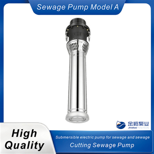 Bomba de corte avanzada de acero inoxidable para sistemas de alcantarillado