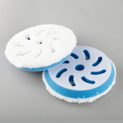 CarShield 5\" & 6\" Round Soft Microfiber Polishing Pads for Car Detailing