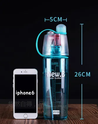 sports drinks bottle, spray drinks bottle, plastic water bottle