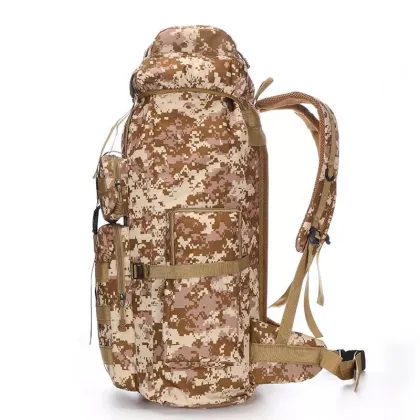 75L Camouflage Hiking Tactical Camping Backpack