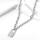 Y Necklace Lock Pendant Simple Cute Necklaces Long Multilayer Chain Fashion Jewelry Women Girls Gift for Her