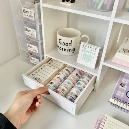 Cute Simple Style Multi-functional Mini Bookshelf for Living Room
