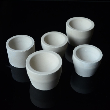 Cupel Ceramic Clay Crucibles for Gold Assaying and Metal Melting