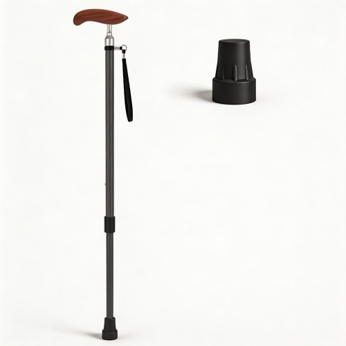 قصب المشي خفيف الوزن ومريح من ألياف الكربون قابل للطي