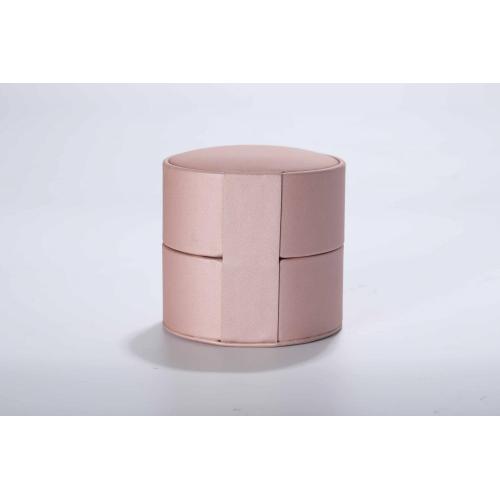 Cylindrical Leather Perfume Box