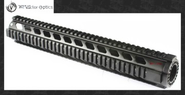 Vector Optics Tactical T-Series Free Float 15 inch Handguard Quad Picatinny Rail Mount System fit Bushmaster Colt .223 5.56mm
