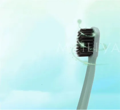 Couples toothbrush bamboo charcoal toothbrush