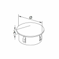Tapa final de acero inoxidable