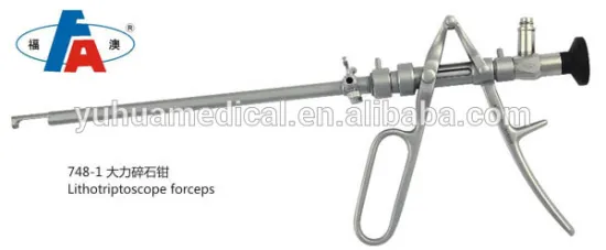 Lithotriptic forceps, orthopedic instruments