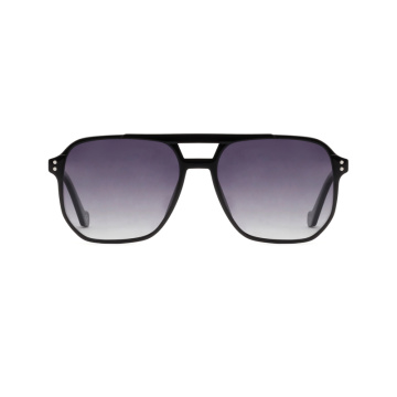 2022 Diseño de moda Hombres gafas de sol de acetato de luz polarizada