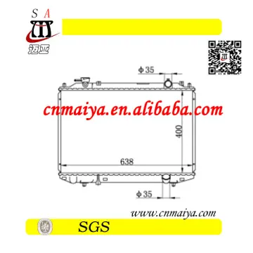 mazda pickup b2200 auto radiators