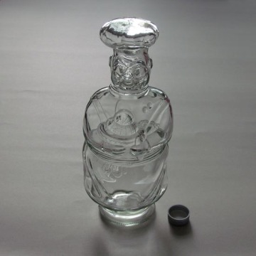 Glass Bottle in Cook Shape (CK001)