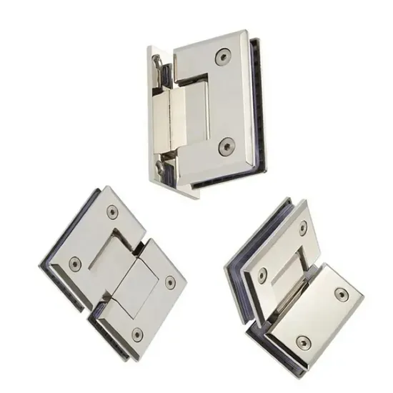Elegant Shower Glass Door Hinge in Stainless Steel