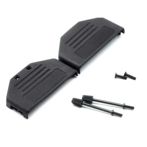 D-Sub Negro plegable Single Paquete