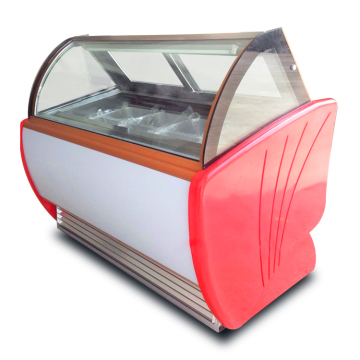 8 Pcs 3L Italy Gelato Hard Ice Cream Freezer / Showcase Refrigerator